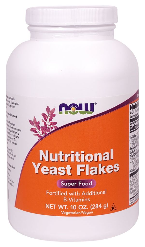NOW Nutritional Yeast Flakes 10 oz. 