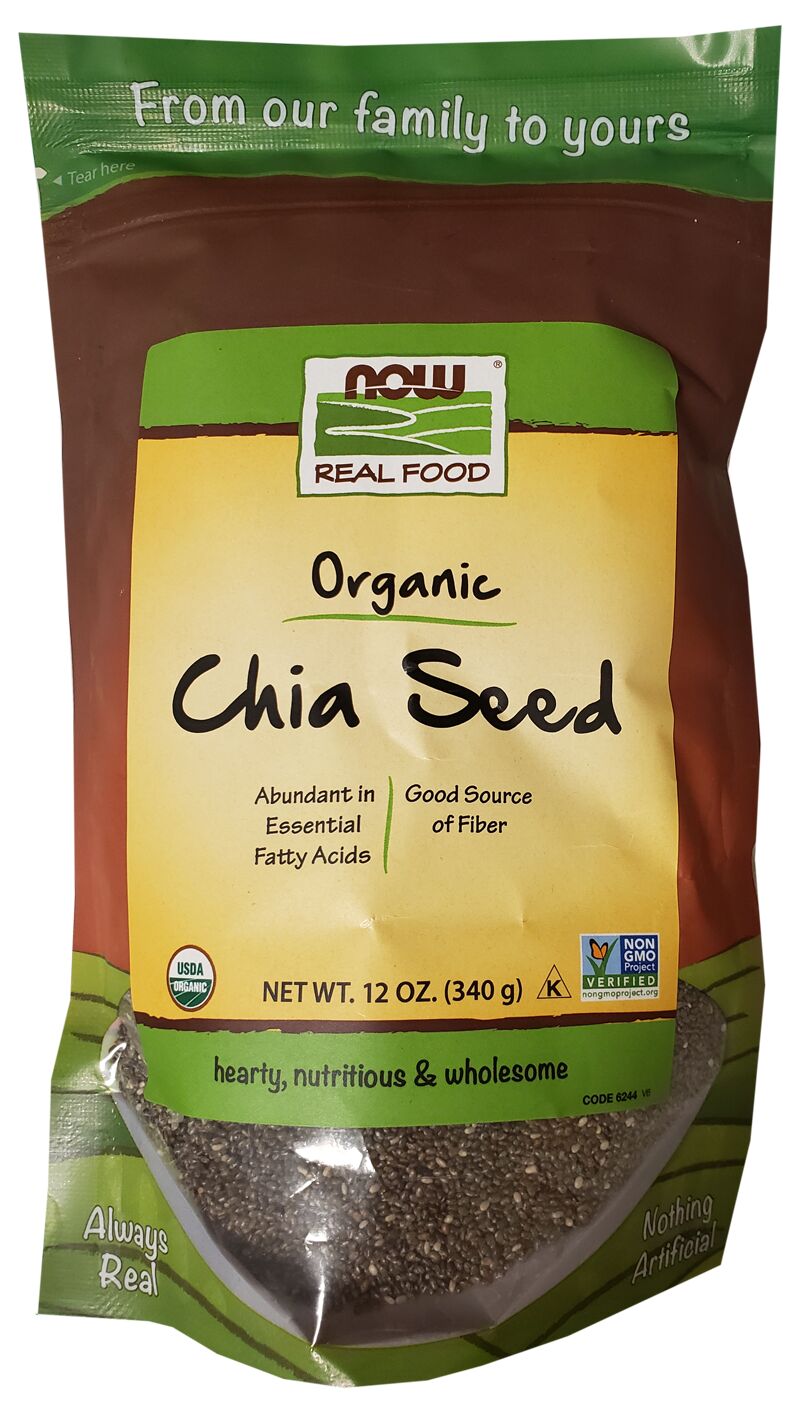 NOW Chia Seed, Organic 12 oz. 