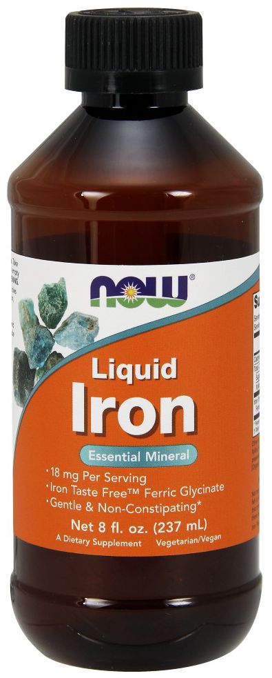 NOW Iron Liquid 8 fl oz 