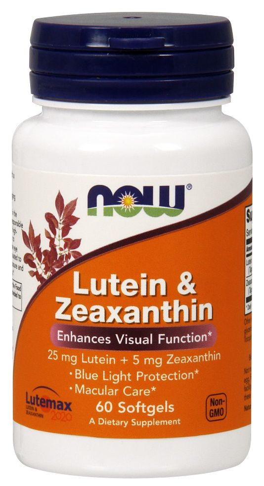 NOW Lutein & Zeaxanthin 60 softgels 