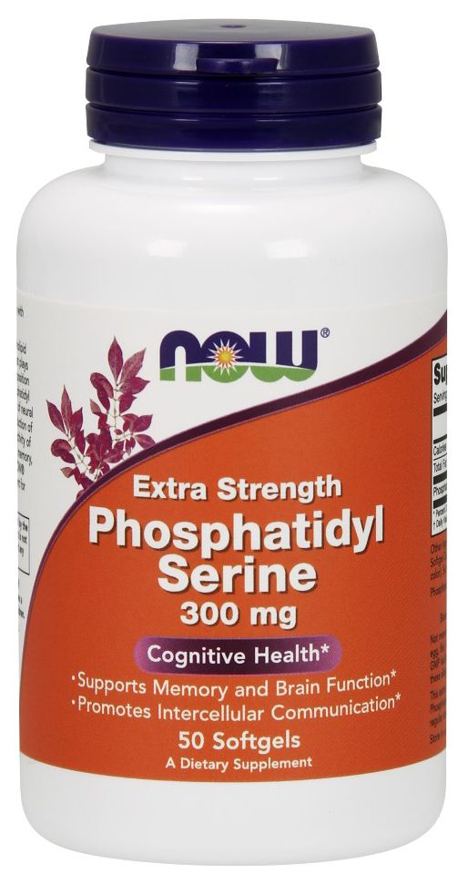 NOW Phosphatidyl Serine - Extra Strength, 300mg 50 softgels 
