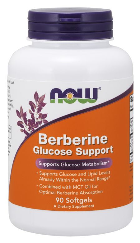 NOW Berberine Glucose Support 90 softgels 