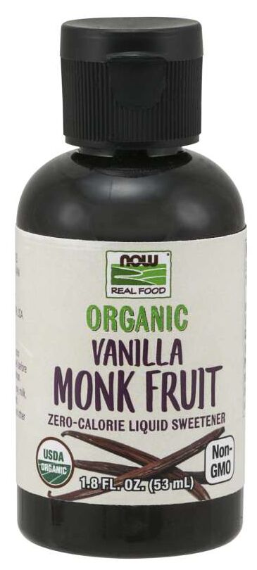 NOW Monk Fruit Liquid Sweetener, Organic