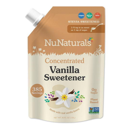 NuNaturals NuStevia Vanilla Syrup 16 fl oz. 