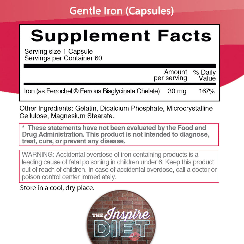 Journey 'Gentle' Iron Tiny Capsules by Bariatric Eating (CLEARANCE: Best by October 31, 2023)