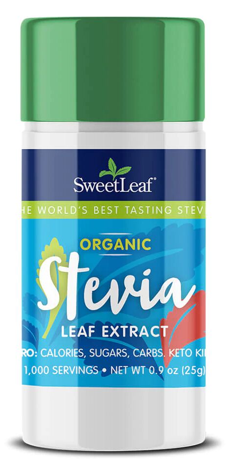 SweetLeaf Organic Stevia Leaf Extract Sweetener 0.9 oz (25g) 