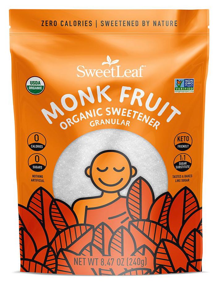 SweetLeaf Monk Fruit Sweetener Organic 8.47 oz 