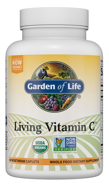 Garden of Life Living Vitamin C 60 veg caplets 