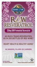Garden of Life RAW Resveratrol 60 capsules 