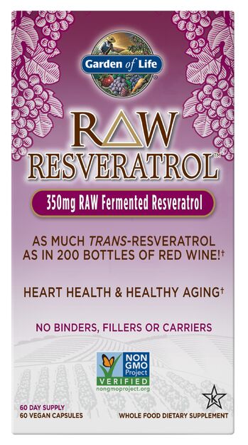 Garden of Life RAW Resveratrol 60 capsules 
