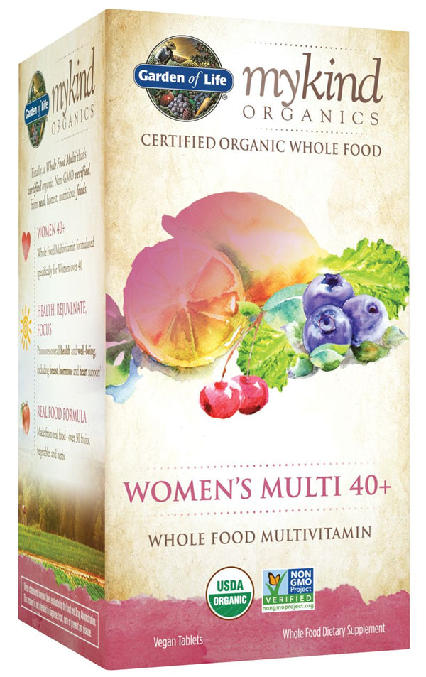 Garden of Life mykind Organics Women's 40+ Multi 120 tablets 