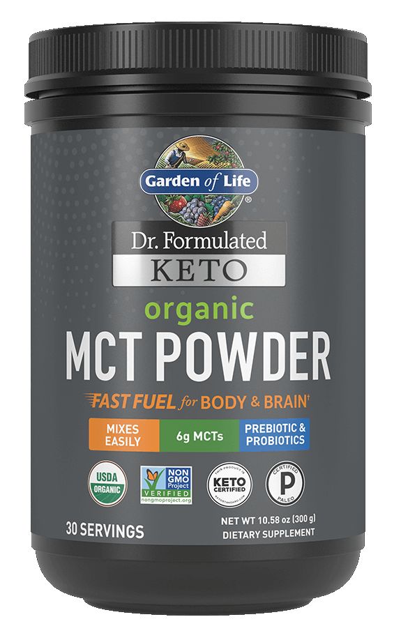 Garden of Life Dr. Formulated Keto Organic MCT Powder 300 grams 
