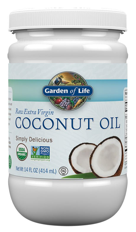 Aceite de Coco Garden of Life - 14 oz / Virgen Extra Crudo