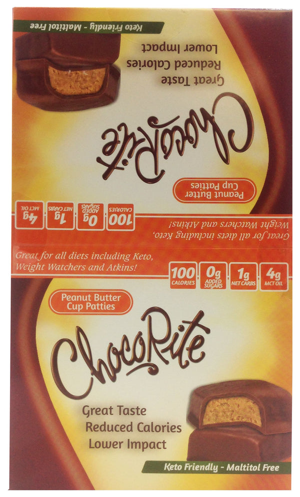 Healthsmart ChocoRite Peanut Butter Cup Patties 16 packages 