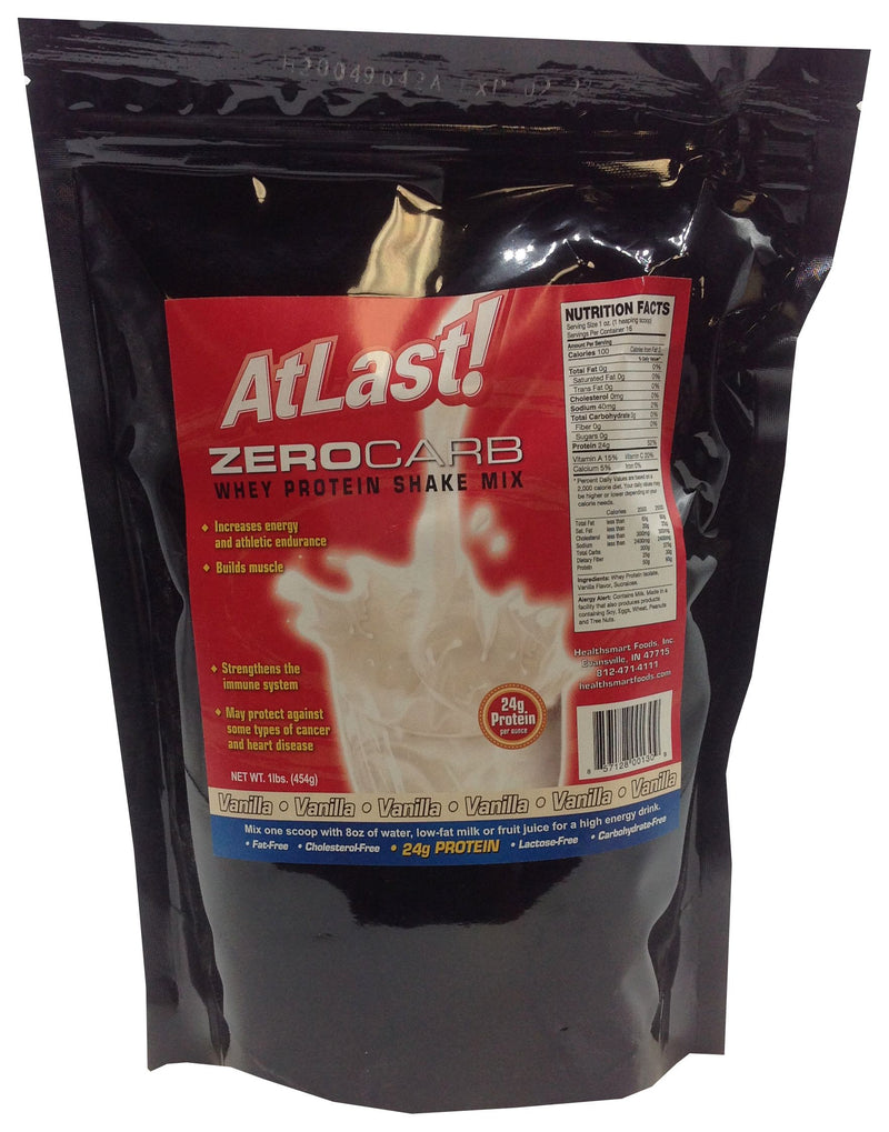 Healthsmart At Last! Zerocarb Whey Protein Shake Mix