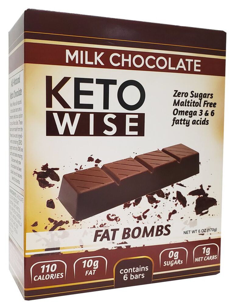 Healthsmart Keto Wise Solid Chocolate Fat Bombs