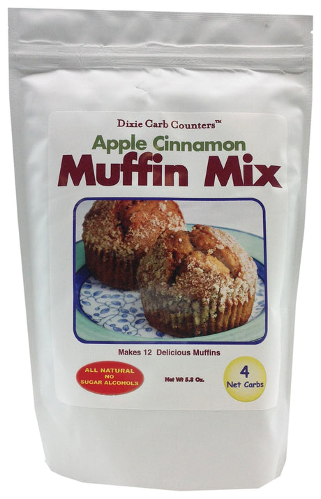 Harina para muffins Dixie USA Carb Counters - Manzana Canela (5.8 oz)