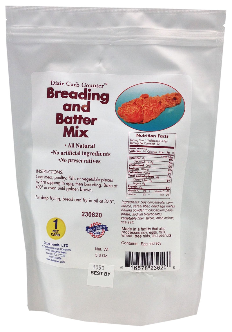 Dixie USA Carb Counters Breading and Batter Mix 5.3 oz. 