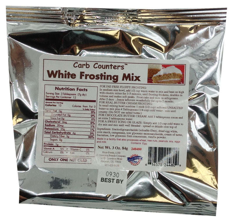 Dixie USA Carb Counters Frosting Mix