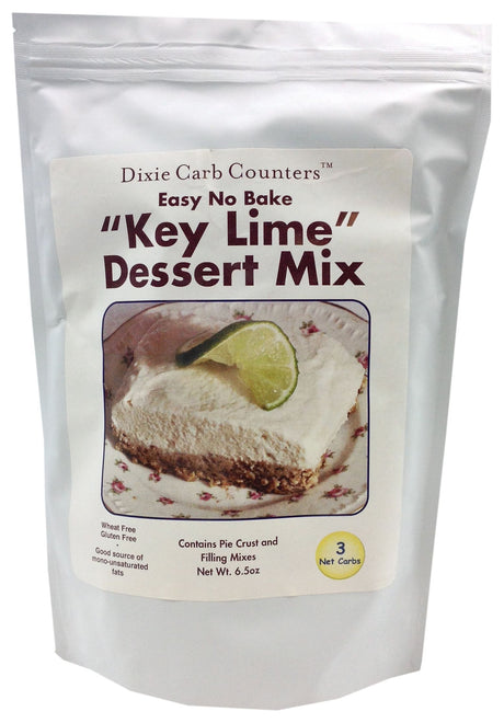 Dixie USA Carb Counters Préparation à dessert facile « sans cuisson » - 184,3 g / Citron vert