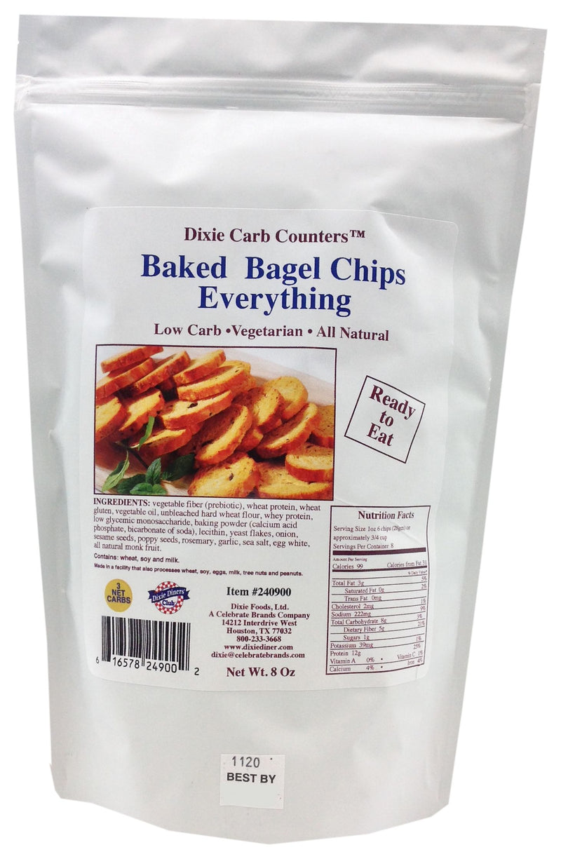 Dixie USA Carb Counters Baked Bagel Chips