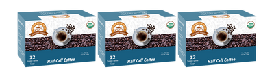 Alex's Low Acid Organic Coffee™ K-Cups - Half Caff 