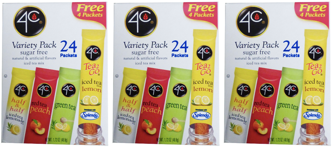 4c Sugar Free Iced Tea Drink Mix Sticks (24 Stick Box)