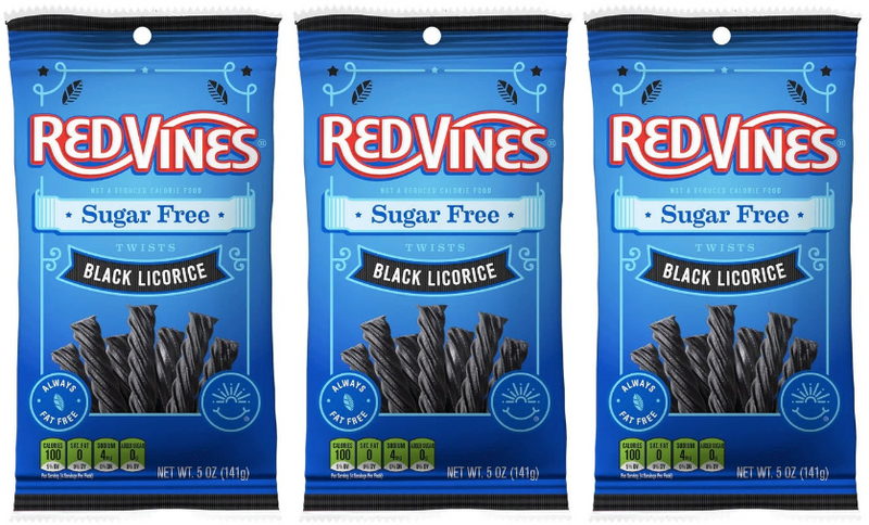 American Licorice Company Sugar Free Red Vines 5oz Bag 