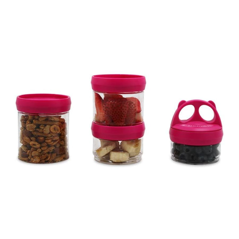 Ultra Diet Portion Control Container Set, Stackable and Detachable, Leak-Proof, Ideal for Weight Control or Storing Food, Snacks or Protein Powders
