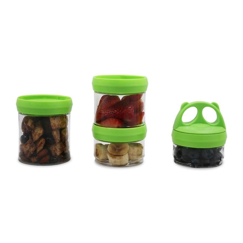 Superio Set of 4 Lock & Fresh Airtight Food Storage Containers with Lids,  Yellow