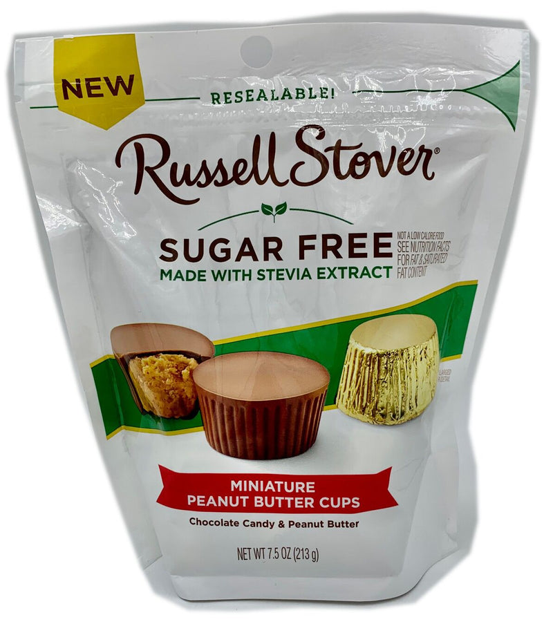 Russell Stover Sugar Free Miniature Peanut Butter Cups 7.5 oz.