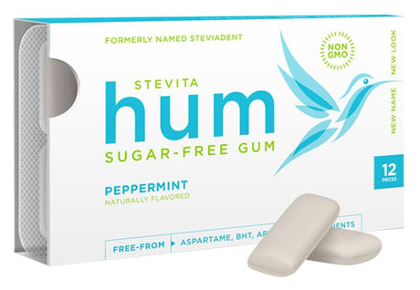 Stevita Hum Sugar Free Gum - Peppermint / One Pack
