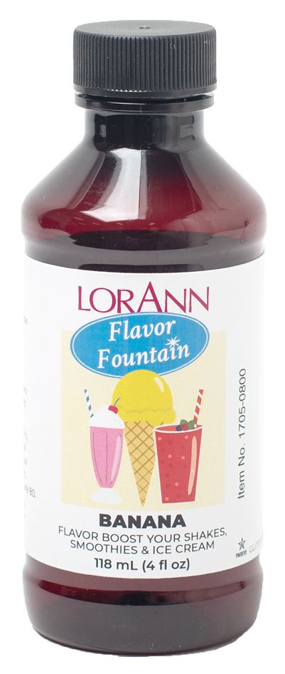 Arômes LorAnn Oils Flavor Fountain - Banane / 4 fl oz.