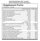 Gastric Sleeve Complete Bariatric Vitamin Pack by BariatricPal - Capsules 