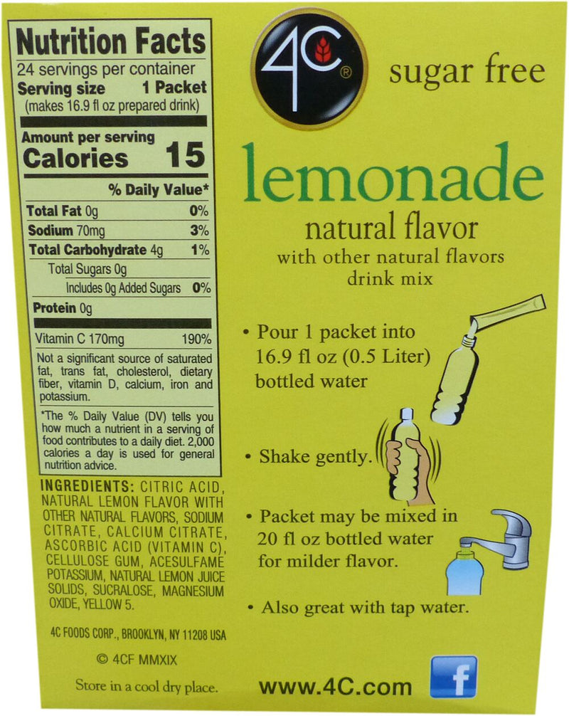 Pink Lemonade Mix - 4C Foods