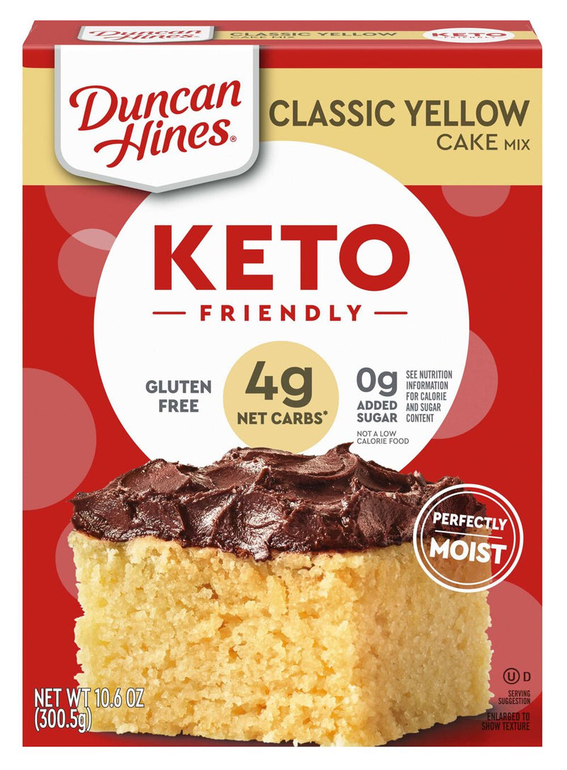Duncan Hines Keto Friendly Cake Mix 10.6 oz 