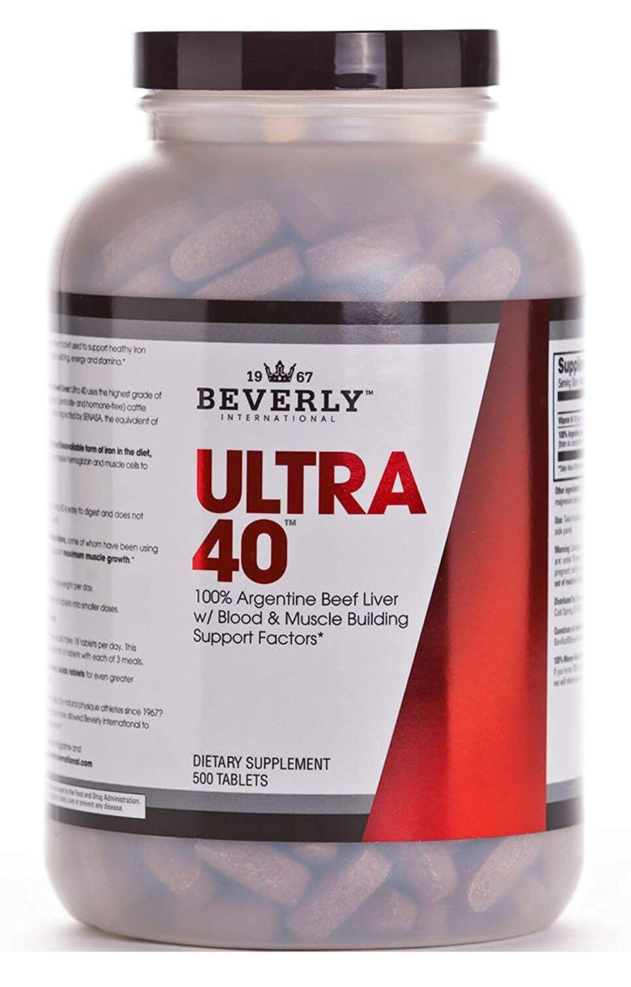 Beverly International Ultra 40 500 tablets by Beverly International -  Exclusive Offer at $53.99 on Netrition