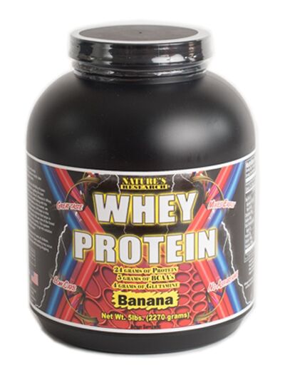 Nature's Research Whey Protein - Banana / 5 lb