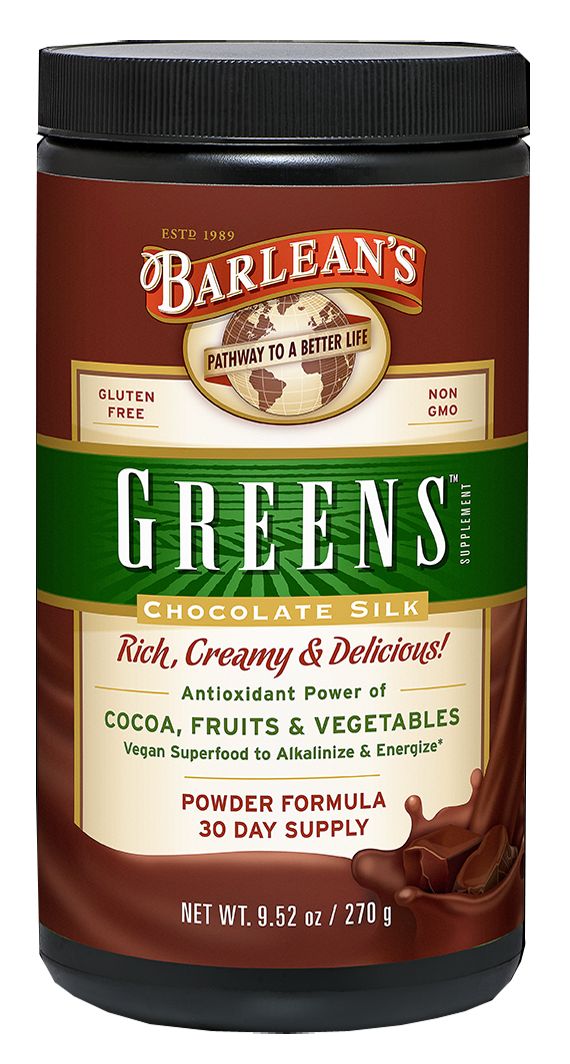 Barlean's Greens - Chocolate Silk 9.52 oz 