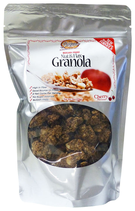 Granola Sensato aux noix et au lin, sans sucre - Cerise