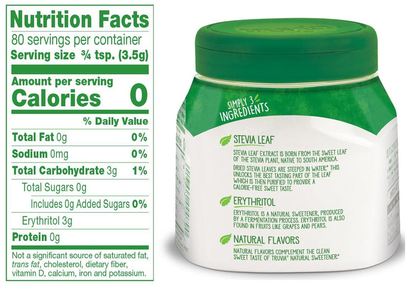 Truvia Original Calorie-Free Sweetener from the Stevia Leaf Spoonable 9.8 oz 