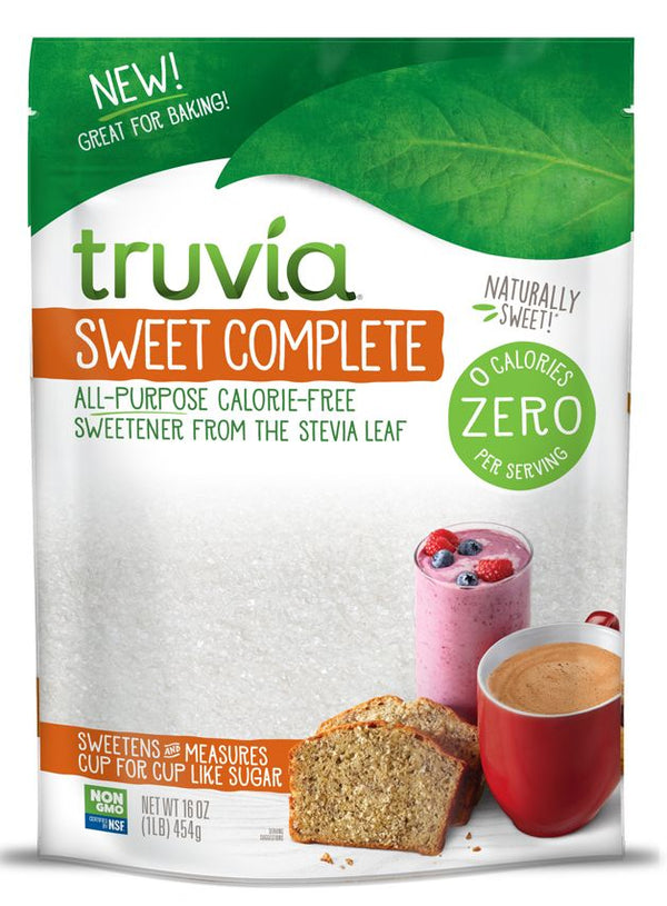 Truvia Sweet Complete Granulated All Purpose Sweetener 16 oz (454g) 