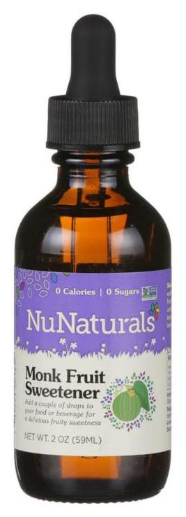 NuNaturals Monk Fruit Liquid Sweetener 2 fl oz. 