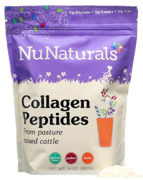 NuNaturals Collagen Peptides 14 oz 