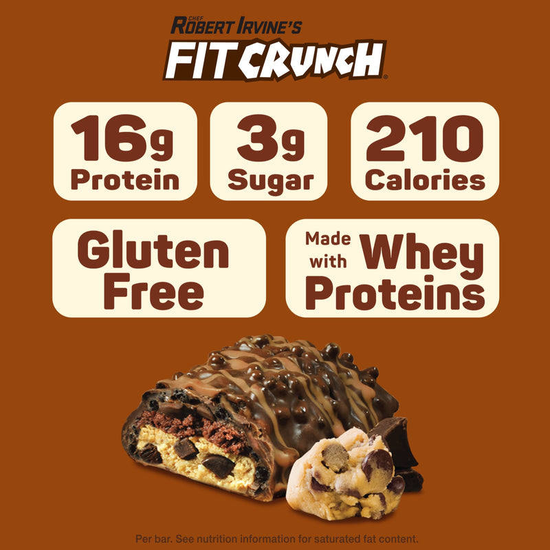 Robert Irvine's Fit Crunch Snack Size Whey Protein Baked Bar