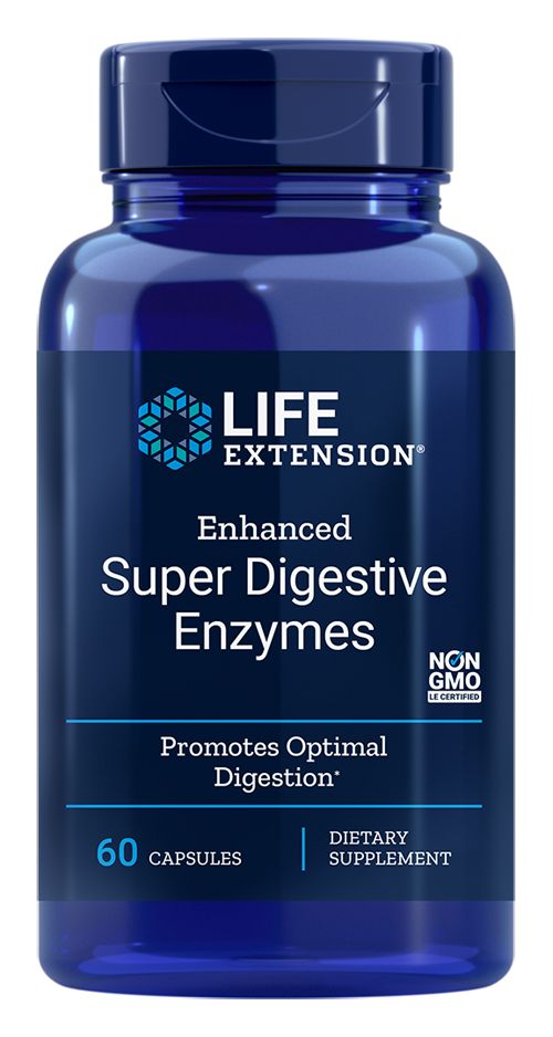 Life Extension Enhanced Super Digestive Enzymes 60 capsules 