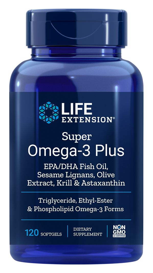 Life Extension Super Omega-3 Plus 120 softgels 