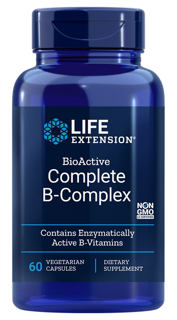 Life Extension BioActive Complete B-Complex 60 vegetarian caps 