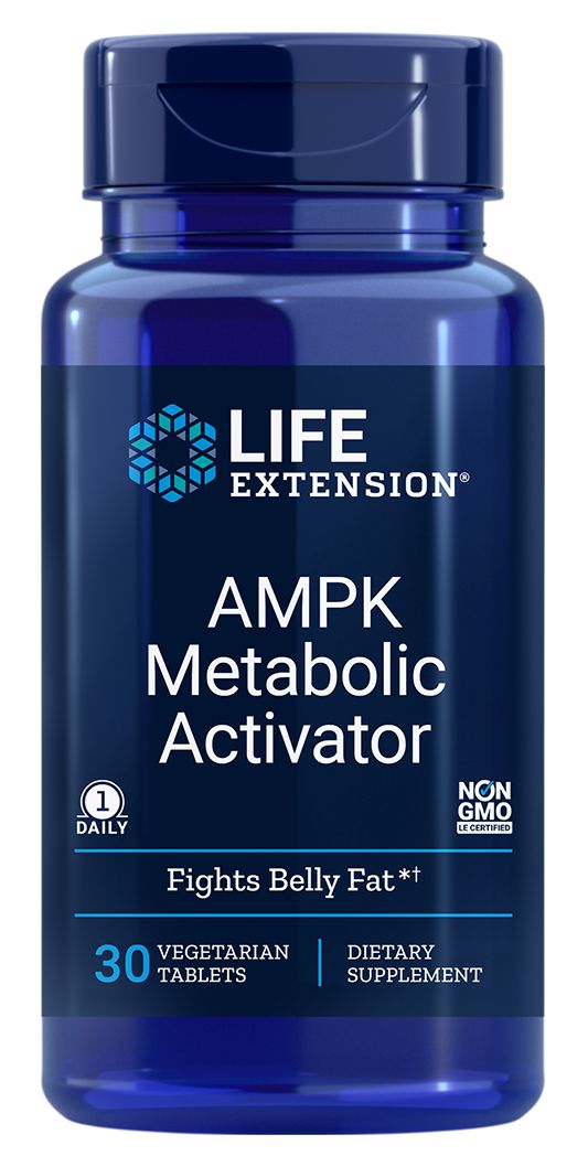 Life Extension AMPK Metabolic Activator 30 vegetarian tablets 