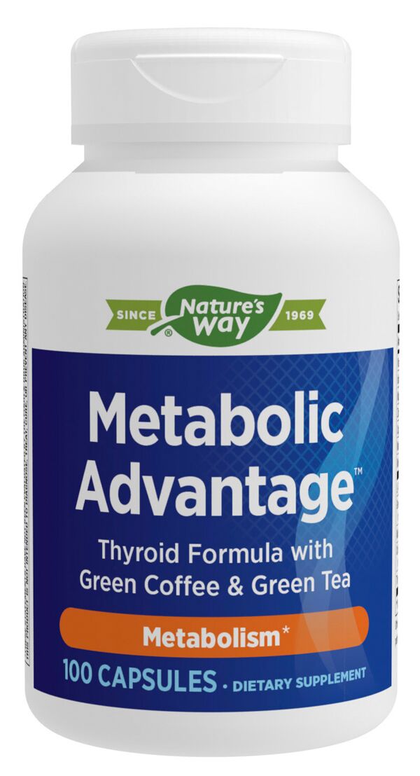 Nature's Way Metabolic Advantage, Thyroid Formula 100 capsules 